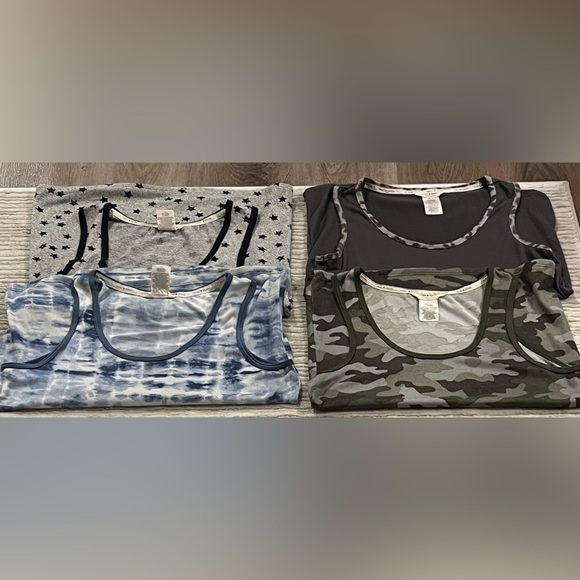 Lucky Brand Women's Pajama Tank Tops - Set of 4 - Picture 1 of 3